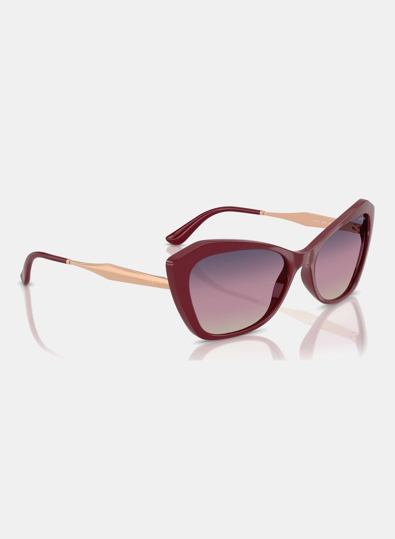 Vogue Full Rimmed Butterfly Sunglasses 0VO5626S - Image 3